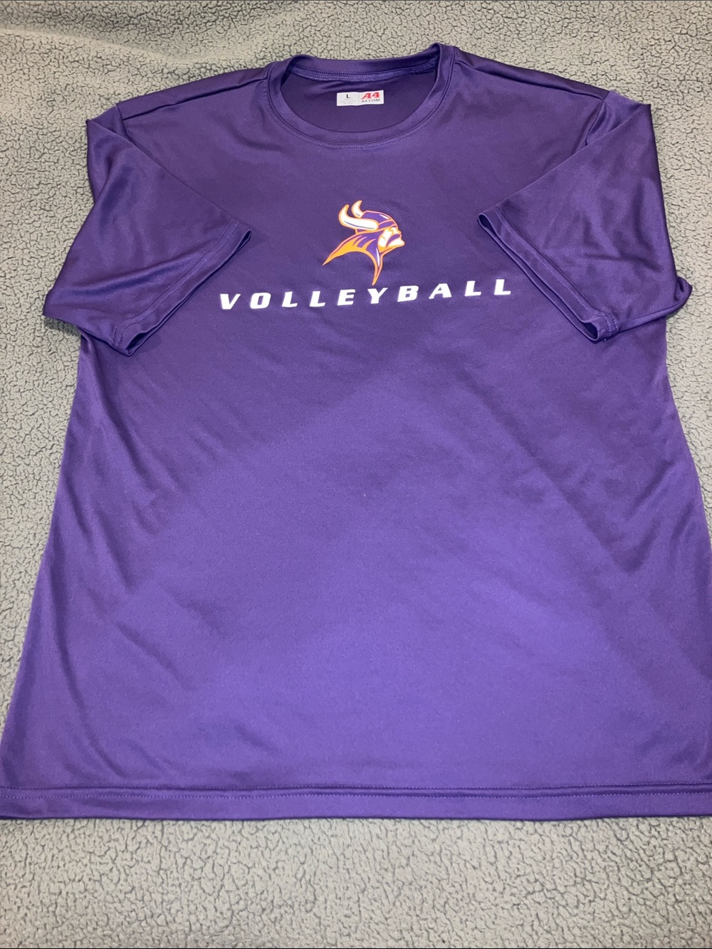 Purple Volleyball Short Sleeve Tee
